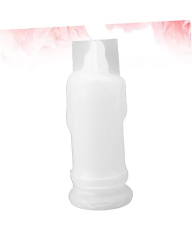 SHINEOFI 1pc Epoxy Silicone Molds Candle Mold Creative Crystal Mold Diy Crystal Drop Mold Candlestick White 5.3X12.5CM - Buy Online on GoSupps.com