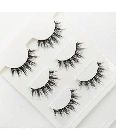 Demarkt 3 Pairs 3D Long Fake Eyelashes - Natural Reusable Eyelash Extensions for Makeup & Cosplay | International Shipping - Buy Online on GoSupps.com