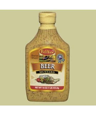 Bell-view Old Fashion Beer Mustard 16 Oz 3 Pack