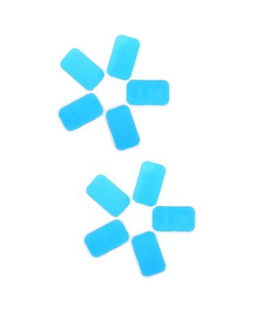 Minkissy Fitness-Gel pads 60 STK Gelpads Trainer-Gel pads Bauch-Gel-Pads abdominal belt-gel pads Toner Intelligent Stimulator Abdominal-Instrument Fitness ABS stimulator gel pads