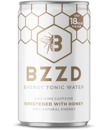 BZZD Energy Natural Tonic Water - Low Calorie Blossom Honey Mixer - 24 x 150ml Cans - Buy Online on GoSupps.com