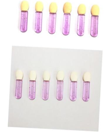 FRCOLOR 200 Pcs Eye Makeup Disposable Eyeshadow Sponge Brush Eyeshadow Nail Brush Tool Oval Miss 3.6X1.2 cmx2pcs Violetx2pcs - Buy Online on GoSupps.com