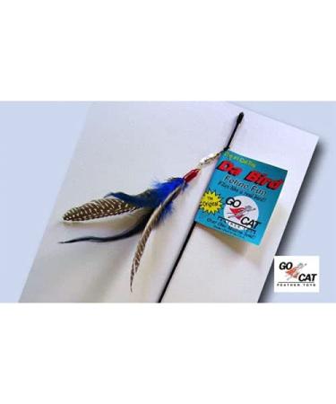 Go Cat Da Bird Single Pole Teaser - 36 inch Rod | Interactive Cat Toy - Buy Online on GoSupps.com