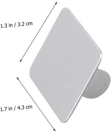 Palette de Maquillage Mini Acier Inoxydable avec Spatule pour Nail Art Bague et Fille Outil Professionnel pour M langer Fond de Teint et Pigments - Buy Online on GoSupps.com