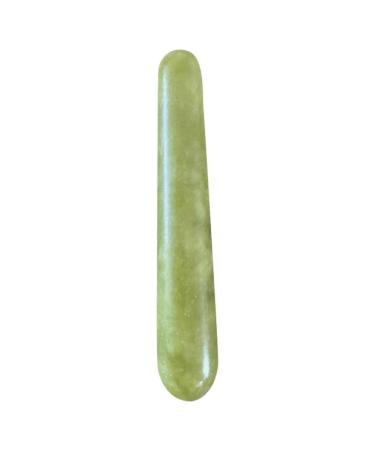 FRCOLOR Jade Massage Wand Natural Scraping Massage Tool Facial Skin Care Jade Stone for Point Treatment