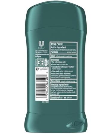 DEGREE Antiperspirant Dry Protection Twin Pack Cool Rush 2.7 oz - Pack of 2 - Buy Online on GoSupps.com