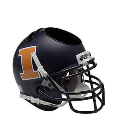 Schutt NCAA Illinois Fighting Illini Football Helmet Desk Caddy