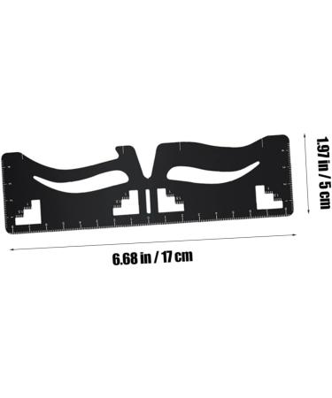 Mikinona Eyebrow Marker Eyebrow Design Eyebrow Card Brow Measuring Tool Guide Measuring Tool Girl Makeup Tool Make up Suite - Buy Online on GoSupps.com