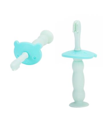 minkissy Toddler Toothbrush Toothbrushes Teether Made of Silicone Bristles Toothbrush Training Brush Soft Fur