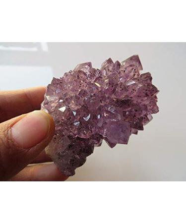 Natural Crystal Rough A+++ Uruguay Natural Amethyst Quartz Crystal GEODE Cluster 165g