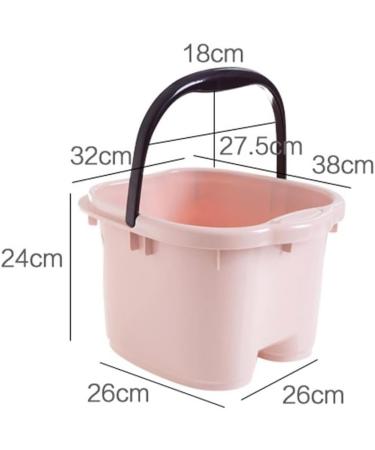 Plastic Bucket Foot Bath Bucket Bathroom Foot Tub Wash Basin Laundry Buckets Portable (Color : C Size (C Lofty Ambition C As the picture shows - Buy Online on GoSupps.com