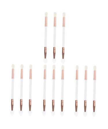 Baluue 12 Pcs Eye Shadow Brush Eye Shadow Makeup Tool Face Tools Convenient Eyeshadow Brush Wooden Handle