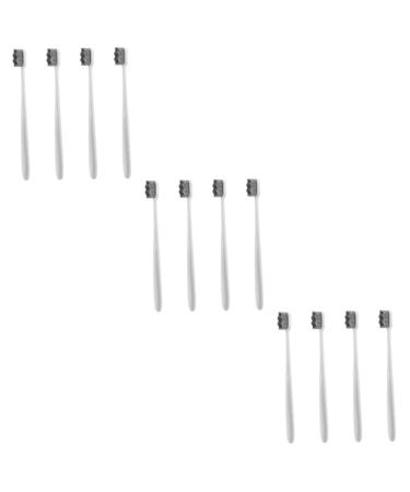 Minkissy 12 pcs soft toothbrush travel toothbrush hand toothbrush children toothbrush camping toothbrush reusable toothbrush aesthetic pp cleaning brush travel so soft