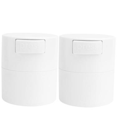 FRCOLOR 2 Pcs Lash Storage Lash Glue Storage Tank Lash Extension Glue Eyelash Glue Jar Eyelashes Extension Glue Eyelash Extension Supplies Eyelash Holder Case Shaker White Cosmetic