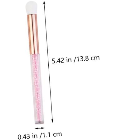 PLAFOPE 2pcs Nose Brush Beauty Eye Fluff Eyeshadow Brush Makeup Eyeshadow Pink Artificial Fiber Wool - Buy Online on GoSupps.com