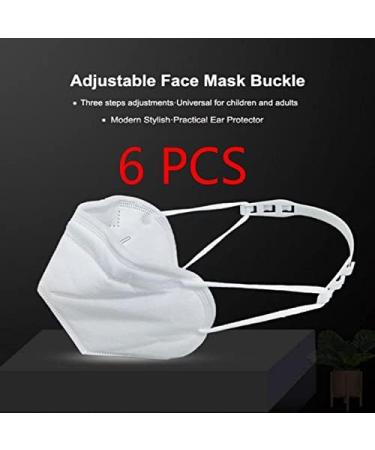 6PCS Adjustable Anti-Slip Ear Handles - Ear Pain Prevention Lanyard Buckle Holder Accessory | Random Colors International Shipping - Buy Online on GoSupps.com