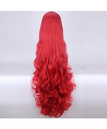 Shop 110cm Houseki No Kuni Padparadscha Red Wig Long Curly Wavy Cosplay Hair | Heat Resistant Synthetic + Free Wig Cap - Buy Online on GoSupps.com