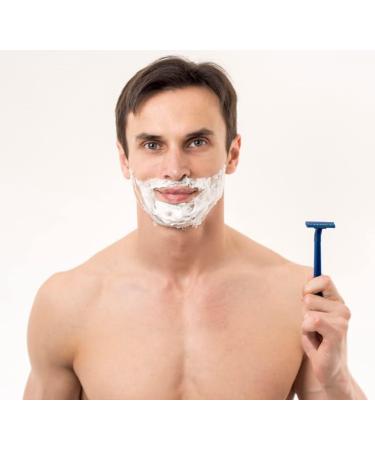 Aura Luxury Collection Shaving Set | Premium Disposable Razor & Cornflower Shaving Gel Sachet - International Shipping Available - Buy Online on GoSupps.com