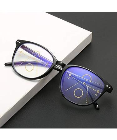 Buy NC Bifocal Reading Glasses - Anti-Blue Light Multifocal Large Frame for Men & Women - Protect Your Eyes While You Read! - Buy Online on GoSupps.com