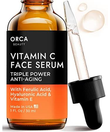 Vitamin C Serum For Face with Hyaluronic Acid Vitamin C Skin Serum Vitamin C Face Serum  Serum Vitamina C Para El Rostro Serum - Face Vitamin C Serum  Vitamin C Facial Serum  Vit C Serum