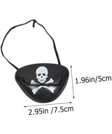Buy Toyvian 12pcs Pirate Eye Patches - Skull Pattern Halloween Eye Masks & Blindfolds for Party Decor - Buy Online on GoSupps.com