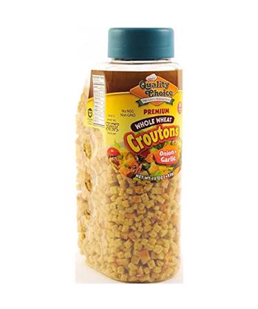 Sova Foods Onion & Garlic Bread Whole Wheat Croutons for Soups and Salads 425g Vegan Friendly - Buy Online on GoSupps.com