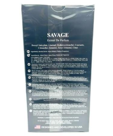 Savage Extrait Eau De Parfum Spray for Men - 3.4 Oz Warm Masculine Scent for Daily Use Casual Men's Cologne 3.4oz/100ml (Pack of 2) - Buy Online on GoSupps.com