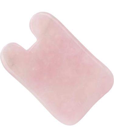 Rose Quartz Gua Sha Board - Portable Face Scraping Tool for Skin Lifting & Firming | Ideal for Beauty Salons & Home Use - Buy Online on GoSupps.com