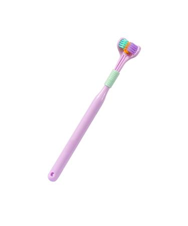 Soft Toothbrush for Adults | Extra Soft V-Shape Brush with Non-Slip Handle | Cypeason Lila - Optimal Dental Care & All-Round Cleaning - Buy Online on GoSupps.com