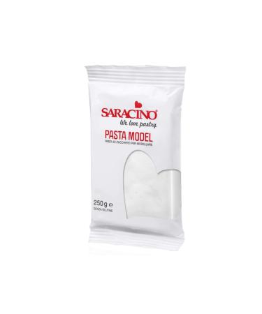 Saracino Sugar Paste Model White Modelling Paste 250 G Gluten Free Made in Italy - Buy Online on GoSupps.com