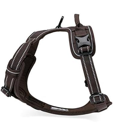 Winhyepet Truelove Dog Harness - No-Sweater Reflective Adjustable with Clips for Small Medium & Large Dogs - TLH5651 S Brown - International Shipping Available - Buy Online on GoSupps.com