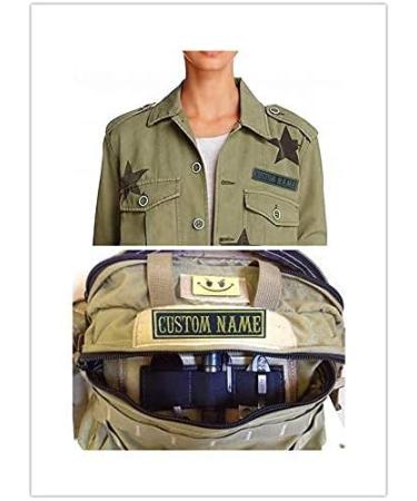 MVCEN Custom Name Patches - Personalized Military Embroidery for Uniform, Jacket, Hoodie, Backpacks - 2 Pcs Tactical Moral Name Patch - Buy Online on GoSupps.com