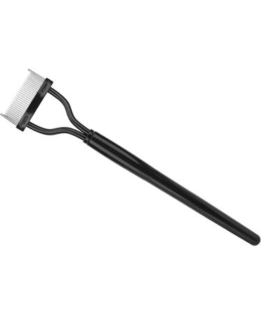 Steel Needle Mascara Eyebrow Brush - Eyelash Comb for Makeup Beauty Tools with Arc Shape Portable Size and Durable Smoothening Metal Teeth - Buy Online on GoSupps.com
