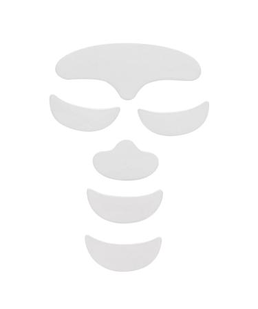 Beauty FaceLift Neck Forehead Eye Smile Anti-Wrinkle Patches Overnight Smoothing Silicone Patches For Face Neck Forehead Eye Smile Fine Lines And Signs Of Aging