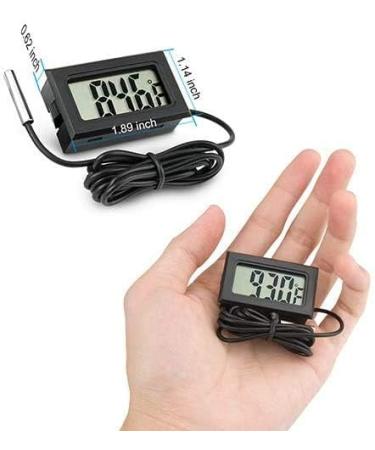 Zhiting Mini LCD Digital Thermometer Hygrometer - Ideal for Aquariums Reptiles & Vehicles | Accurate Interior Temperature & Humidity Monitoring - Buy Online on GoSupps.com