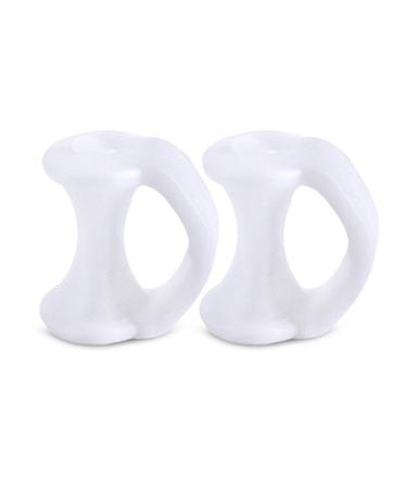 Silicone Toe Separator Bone Ectropion External Device for Big Hallux Valgus Valgus Care Foot Toes 2 Pack