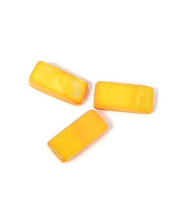 INNSPIRO Rectangular shiny peach mother-of-pearl bead 16 x 7 mm. 250 g. 313 units. Approx.