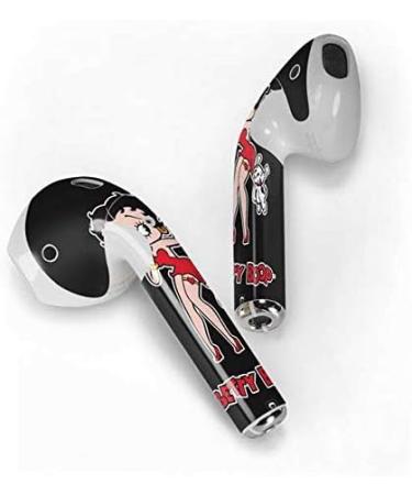 Betty Boop & Puppy Decal Audio Skin for Apple AirPods with Lightning Charging Case - Officially Licensed by Skinit - Buy Online on GoSupps.com
