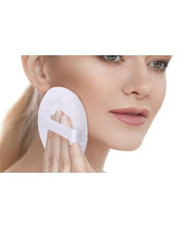 Ultra Soft Large Powder Puff | 5.1 Inch Velour Body Puff | Washable Fluffy with Ribbon Perfect for All Skin Types - Buy Online on GoSupps.com