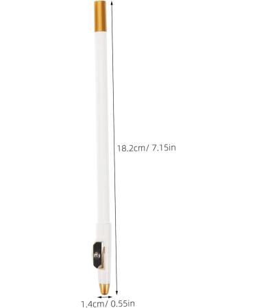 Healvian 12pcs Eyebrow Pencil Sharpener Women Eyebrow Pencils Women Makeup Eyebrow Pencil Wooden White - Buy Online on GoSupps.com