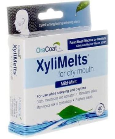Xylimelts for Dry Mouth - M Size (40ct) | Soothe & Hydrate | Fast International Shipping - Buy Online on GoSupps.com