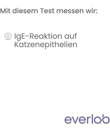 EVERLAB Cat Allergy Test | Quick & Easy Home Testing | Detailed Analysis for International Shipping - Buy Online on GoSupps.com