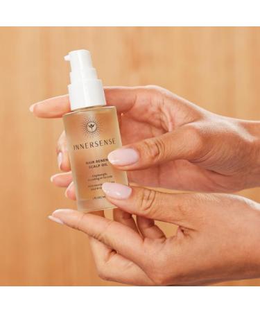 INNERSENSE Organic Beauty Hair Renew Scalp Oil | Non-Toxic Cruelty-Free Natural Haircare (1 fl oz) - Shop Internationally - Buy Online on GoSupps.com