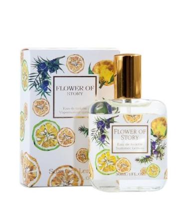 Flower Story Girl Student Perfume Fruit Fragrance Fresh Fragrance Fresh Natural Lasting Eau de Toilette 1 Fl Oz (30 lemon) 0.98 Ounce (Pack of 1) Lemon