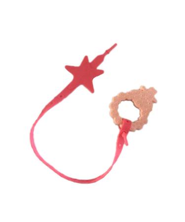 Eco-Friendly Baby Bite Ring Holder - Sore Gums Relief - BPA Free Pink Sheep Design - Buy Online on GoSupps.com