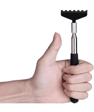 Lianrises Telescopic Back Scratcher Set for Men & Women - Extendable 20-68 cm 2 Pieces Black/Blue - Perfect for Itchy Spots! - Buy Online on GoSupps.com