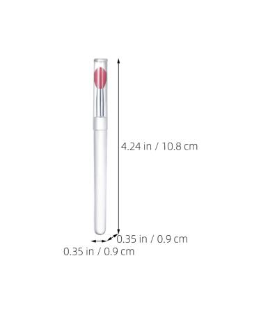 Buy Healvian 9 Pcs Silicone Lip Brushes Reusable Lipstick & Eyeshadow Applicators with Transparent Handles | International Shipping Available - Buy Online on GoSupps.com