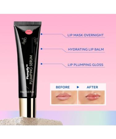  Mciluyaiio Plumpify Plumpify Plumpify Serum Moisturizing Lip Oil for Lips Increases Lip Elasticity Reduces Feeling of Fine Skin Moisturizing Non-Adhesive (1 Piece) - Buy Online on GoSupps.com