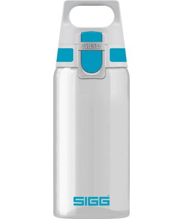SIGG - Total Clear One Aqua Sport Water Bottle - Pollutant - and BPA - Free Leak - Proof Bottle - Lightweight and Shatter - Proof Tritan Plastic Bottle - 17 Oz