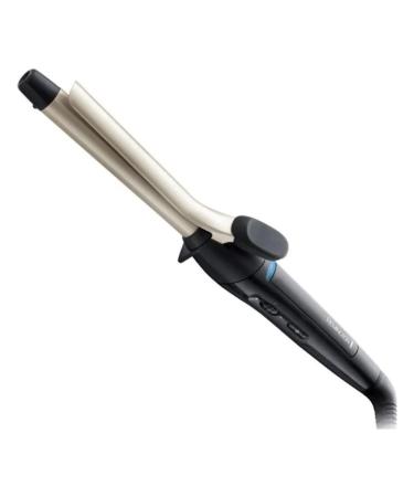 Remington curling iron per spiral curl ci5319 19 mm for defined ringllocks antistatic ceramic-turmalin coating black/cream curling iron old
